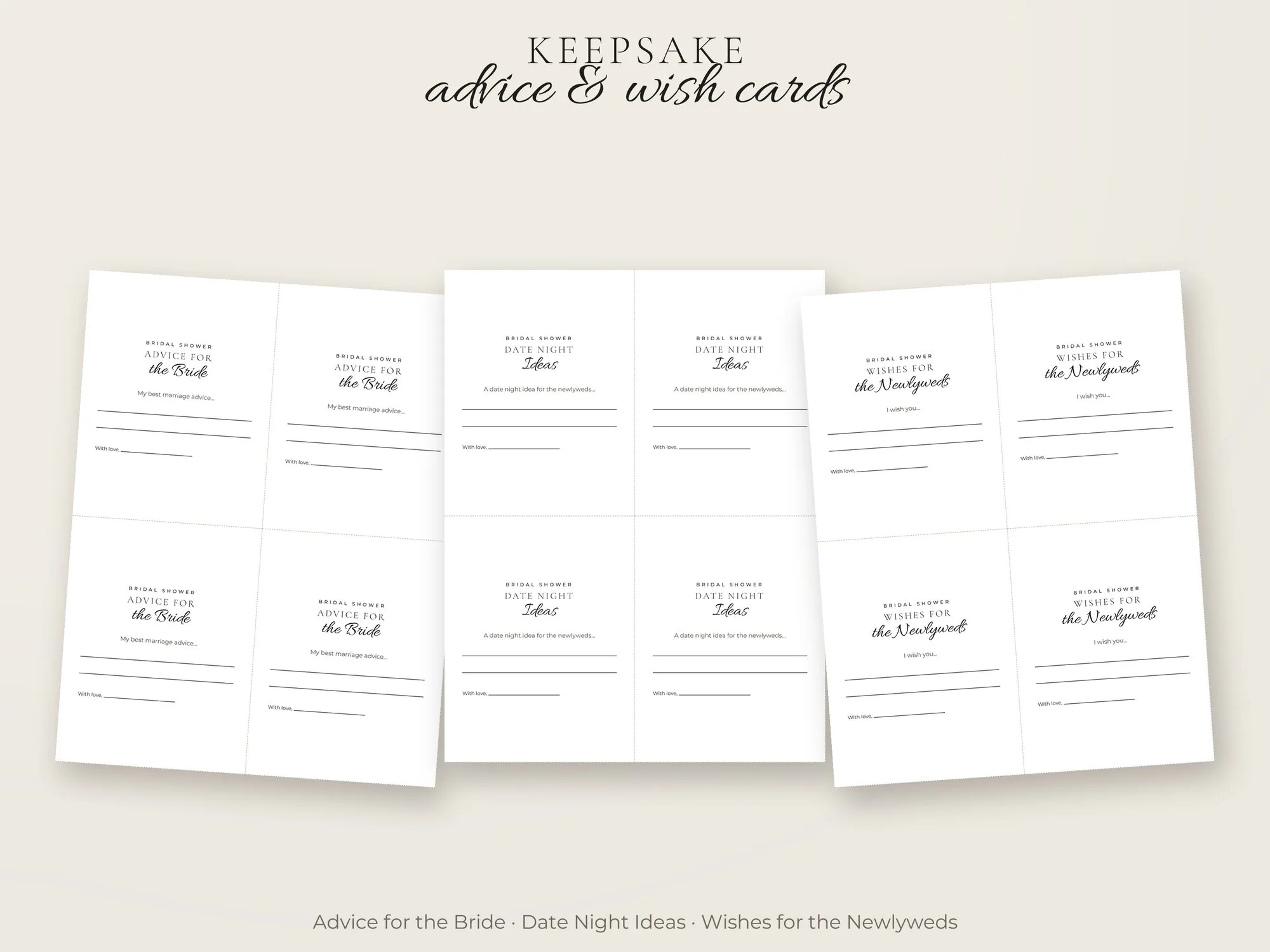 Bridal Shower Games Bundle – 15 Printable Games – preview 8