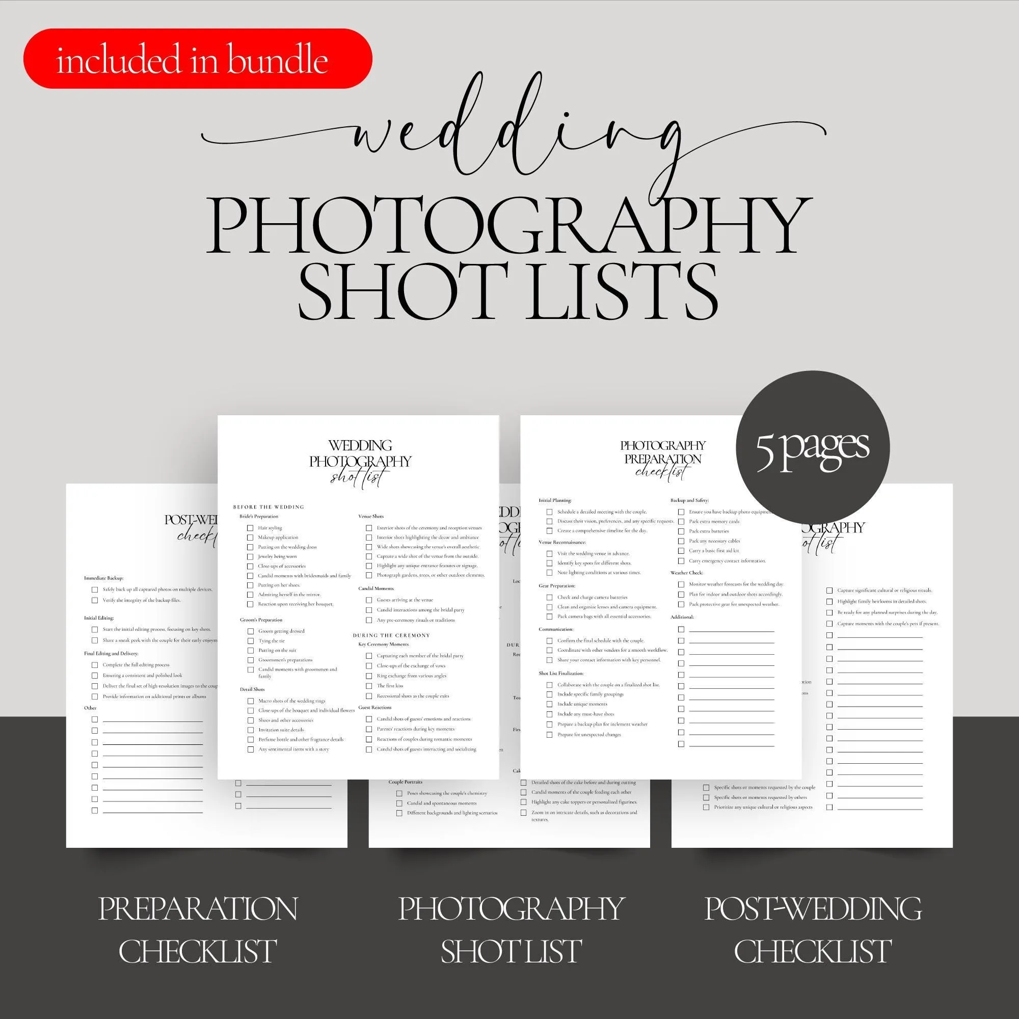 Dusty Blue Wedding Photography Bundle – preview 3